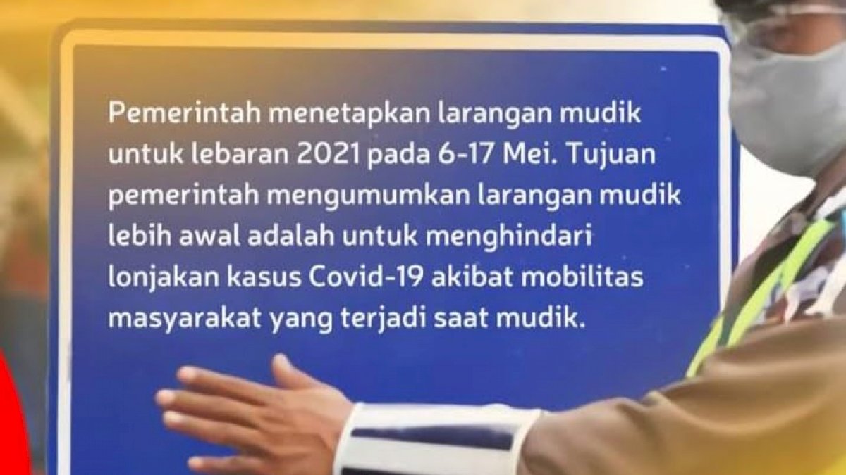 Hindari Lonjakan Kasus Covid-19, Jadi Alasan Larangan Mudik Lebaran