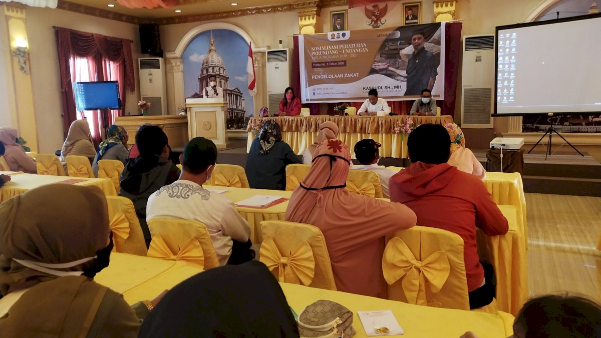 Legislator Gerindra Makassar Kasrudi Sosper Pengelolaan Zakat