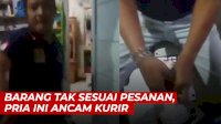 VIDEO: Barang Tak Sesuai Pesanan, Pria Ini Ancam Kurir Pakai Samurai