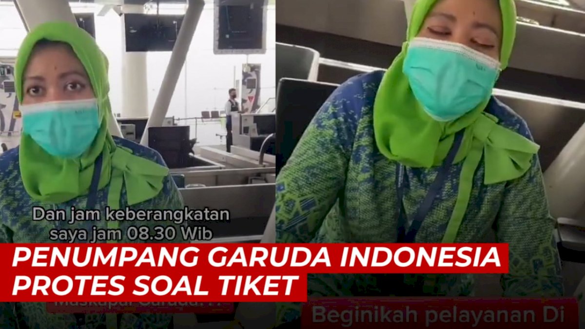Penumpang Garuda Indonesia Protes Soal Tiket yang Tidak Bisa Dipakai, Videonya Viral