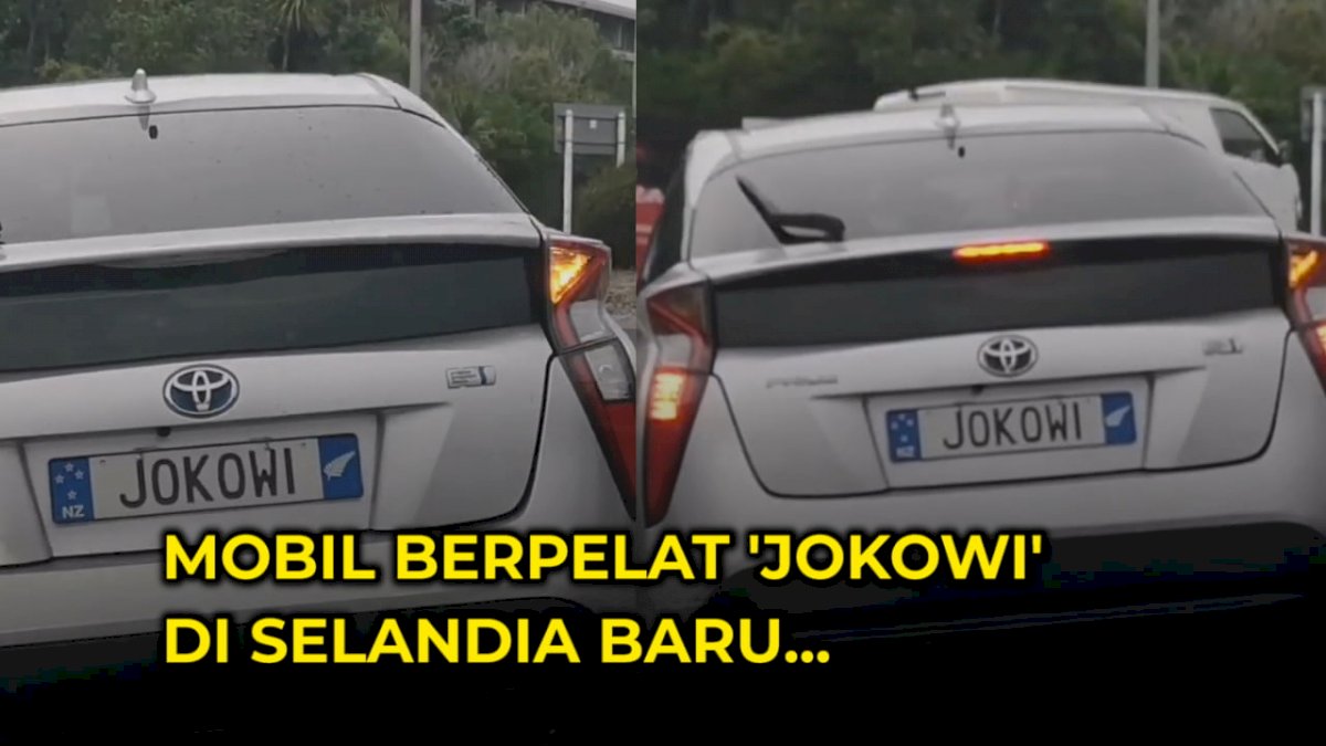 VIDEO: Mobil Berpelat ‘Jokowi’ di Selandia Baru, Netizen: Esemka Mendunia