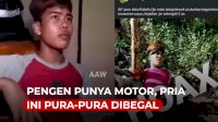 VIDEO: Pengen Punya Motor, Pria Ini Pura-pura Jadi Korban Begal