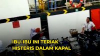 VIDEO: Antar Keluarga Malah Kebawa Berlayar, Ibu-ibu Ini Teriak Histeris dalam Kapal