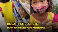 VIDEO: Dibolehkan Ambil Apapun di Minimarket, Bocah Pemulung Ini Hanya Ingin Air Mineral