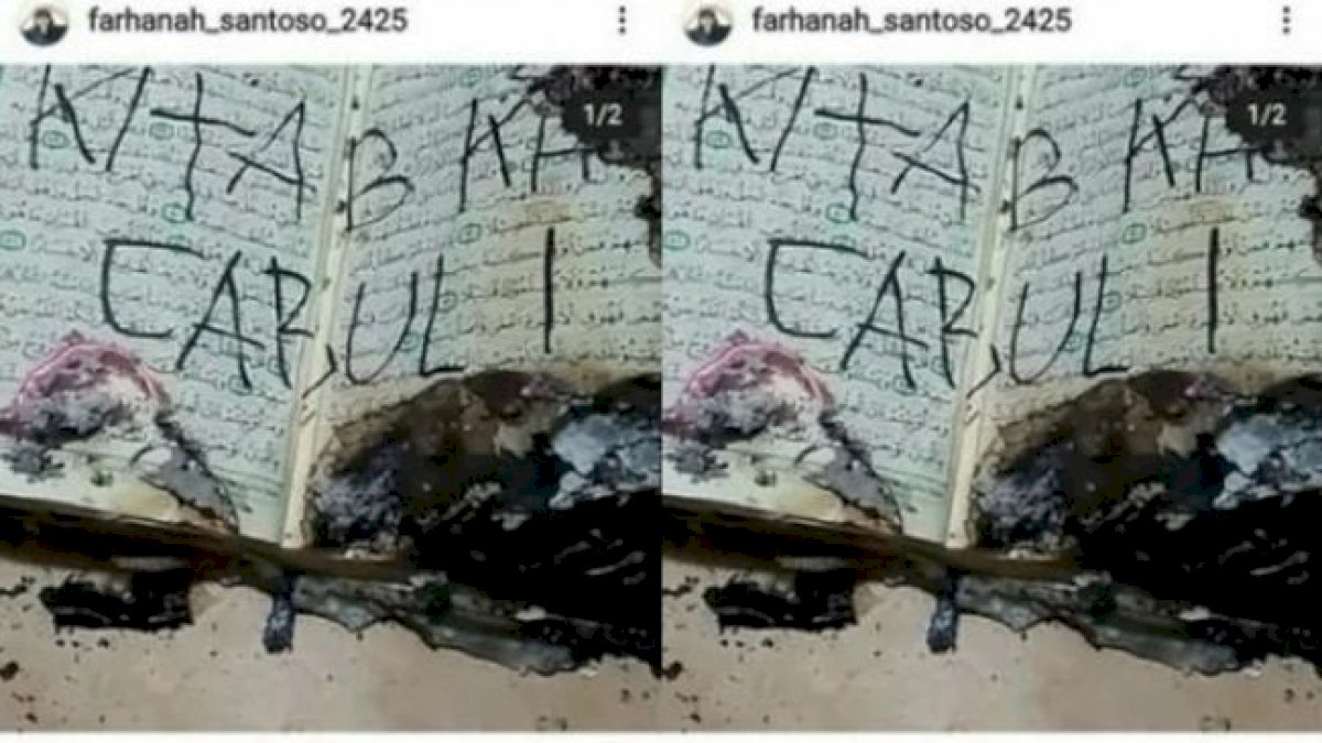 Polisi Tangkap Pembuat Video Bakar Alquran, Motifnya Asmara dan Sakit Hati