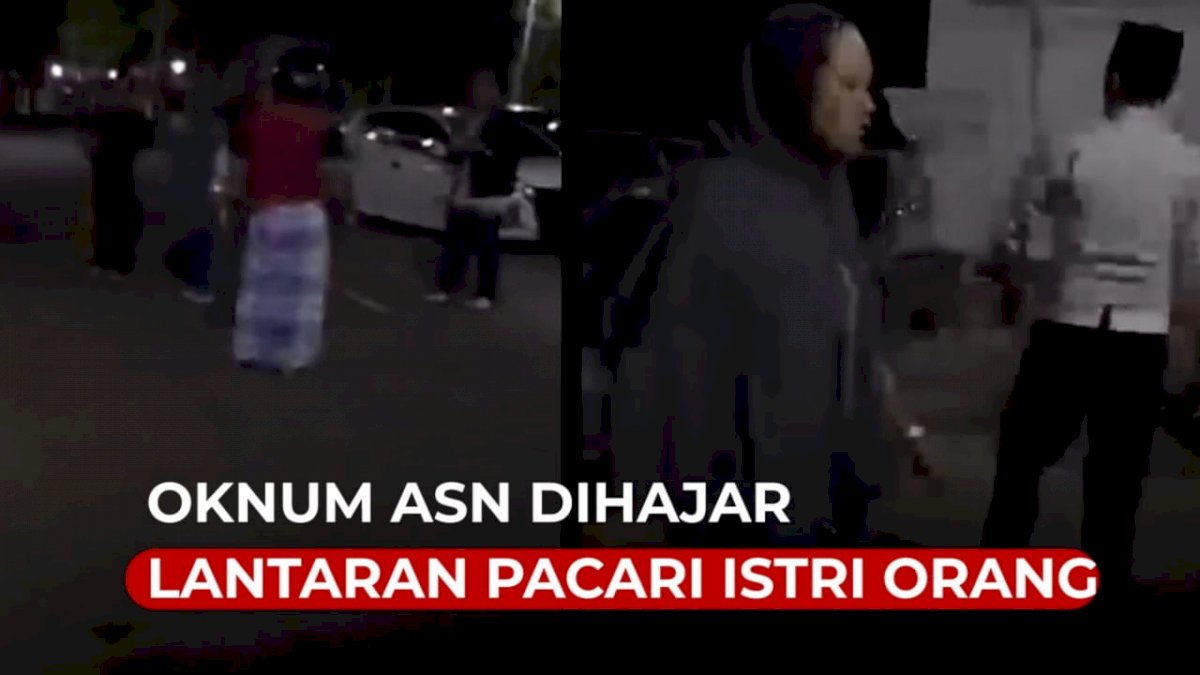 VIDEO: Oknum ASN Dihajar di Masjid Raya Soppeng Lantaran Pacari Istri Orang