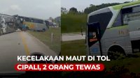 VIDEO: Kecelakaan Maut di Tol Cipali, 2 Orang Tewas