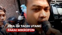VIDEO: Viral, Pria Ini Tagih Utang Pakai Mikrofon
