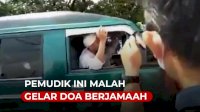 VIDEO: Diminta Putar Balik, Pemudik Ini Malah Gelar Doa Berjamaah