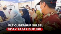 VIDEO: Plt Gubernur Sulsel Sidak Pasar Butung