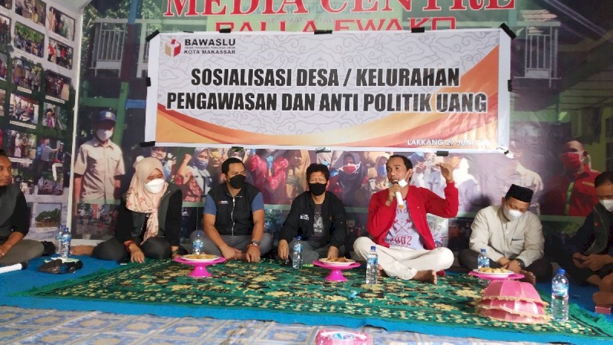 Ketua DPRD Makassar Dukung Penuh Bawaslu Kota Makassar Bentuk Kampung Anti Politik Uang di Kelurahan Lakkang