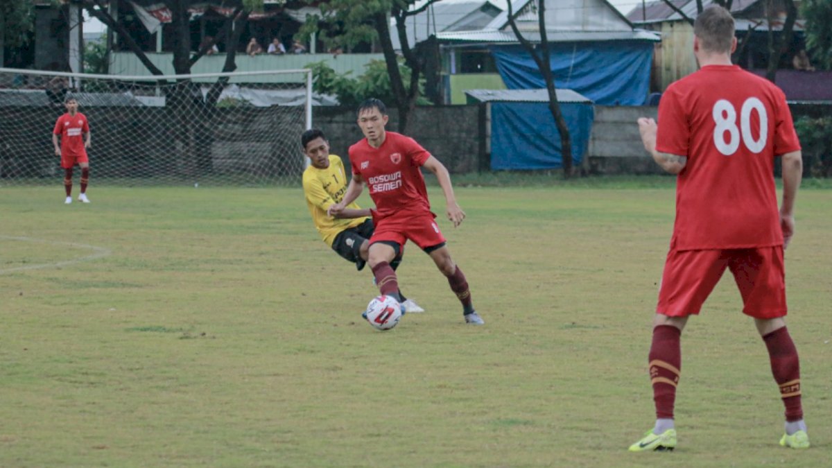 Ujicoba, PSM Menang 4 Gol Tanpa Balas Lawan Tim PON Sulsel