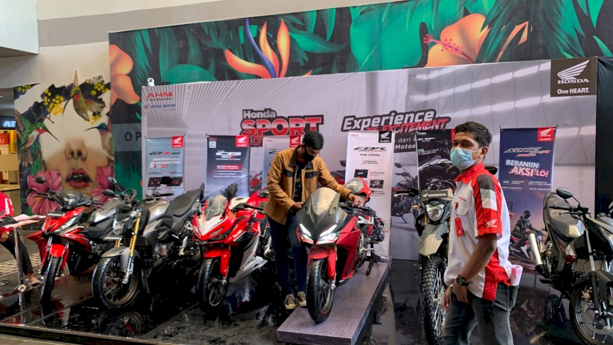 Asmo Sulsel Beri Diskon Rp6,5 Juta di Honda Sport Motoshow 2021 Makassar