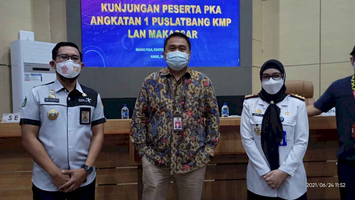 Puslatbang LAN RI Makassar Pilih Parepare Tempat Belajar Puluhan Peserta PKA