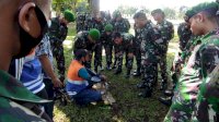 PDAM Makassar Latih 200 Personil Yonzipur-8/SMG Cara Ganti Meteran
