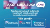 Paket Suka Suka AXIS, Pelanggan Bisa Pilih Kuota dan Masa Aktif