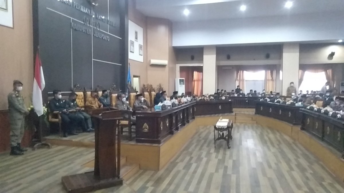 Hadiri Paripurna Penyerahan RPJMD, Ini Kata Bupati Jeneponto