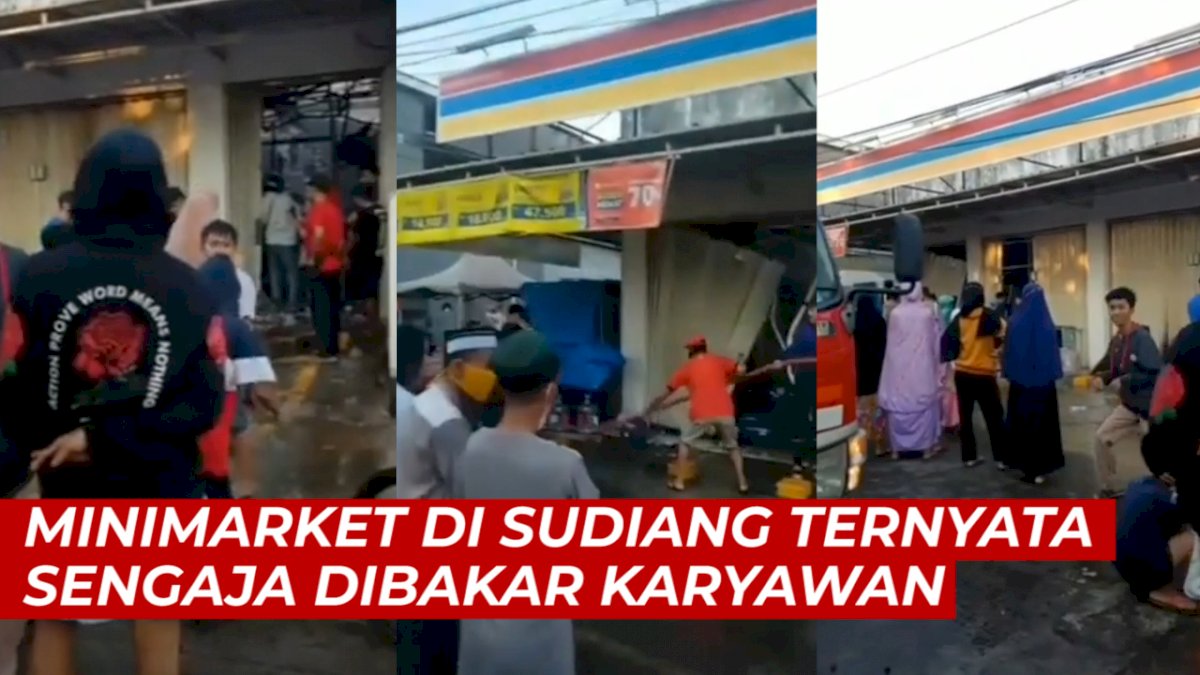 VIDEO: Minimarket di Sudiang Ternyata Sengaja Dibakar, Pelaku Sakit Hati