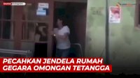 VIDEO: Viral, Wanita Ini Pecahkan Jendela Rumah, Diduga Emosi dengan Tetangga