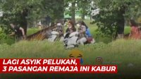 VIDEO: Lagi Asyik Pelukan di Semak-semak, Pasangan Remaja Ini Kabur Saat Didatangi ODGJ