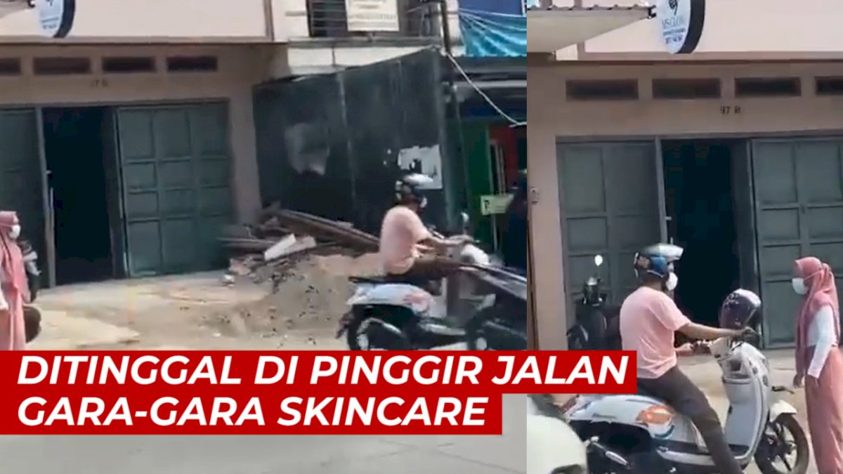 VIDEO: Cewek Ini Ditinggal Sang Pacar di Pinggir Jalan Gara-gara Skincare