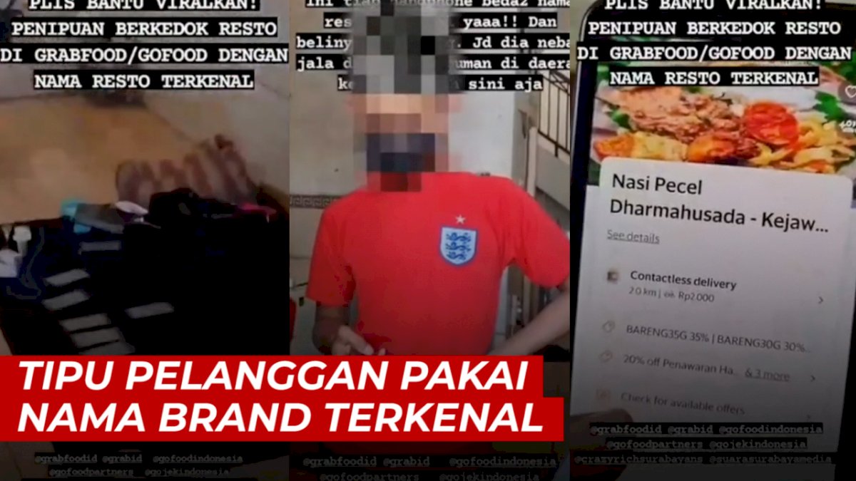VIDEO: Restoran Ini Tipu Pelanggan Pakai Nama Brand Terkenal di Aplikasi Ojol