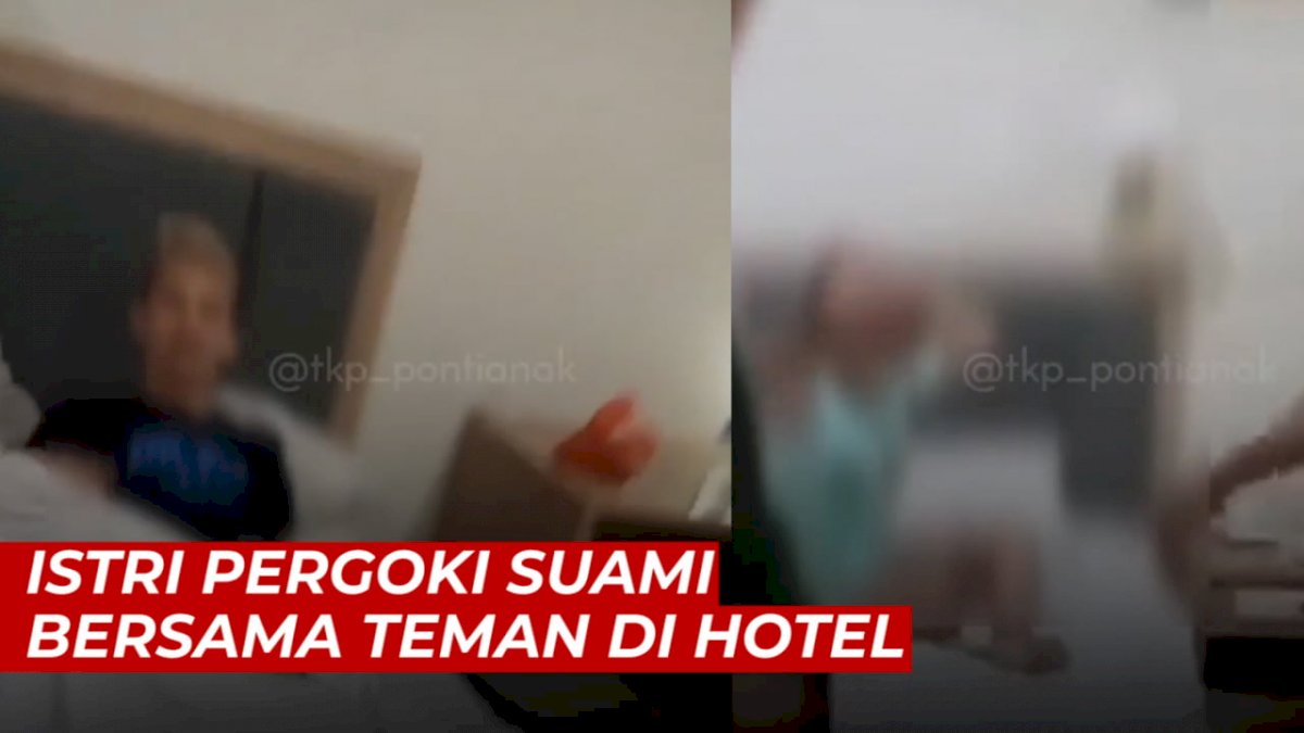 VIDEO: Istri Sah Pergoki Suami Berduaan Bersama Temannya Sendiri di Hotel