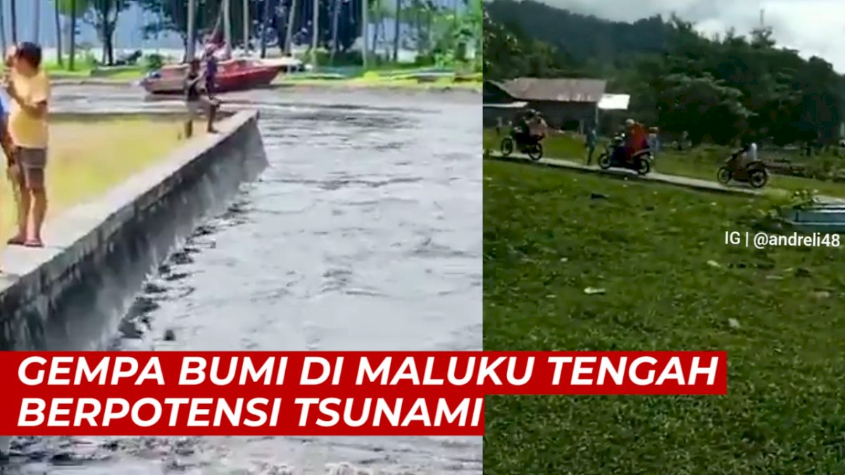 VIDEO: Gempa Bumi di Maluku Tengah Berpotensi Tsunami