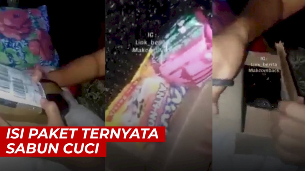 VIDEO: Apes, Beli Magic Com di Toko Online Isi Paket Ternyata Sabun Cuci