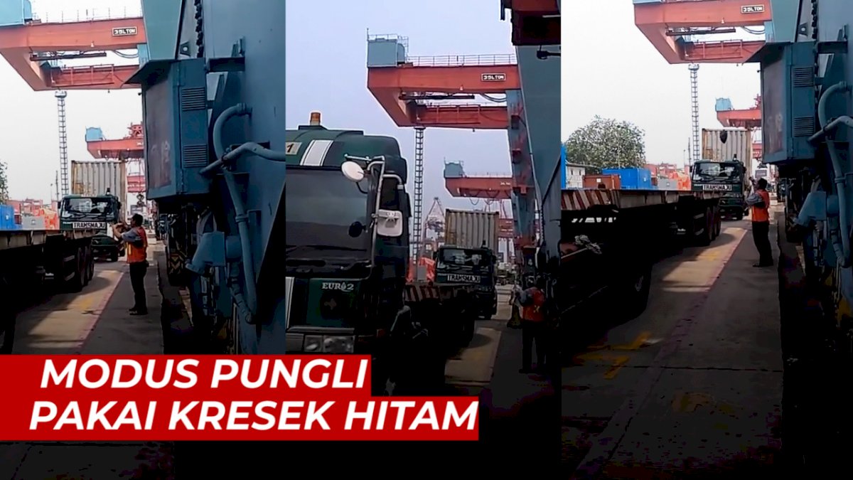 VIDEO: Viral, Aksi Pungli di Tanjung Priok, Modusnya Pakai Kresek Hitam