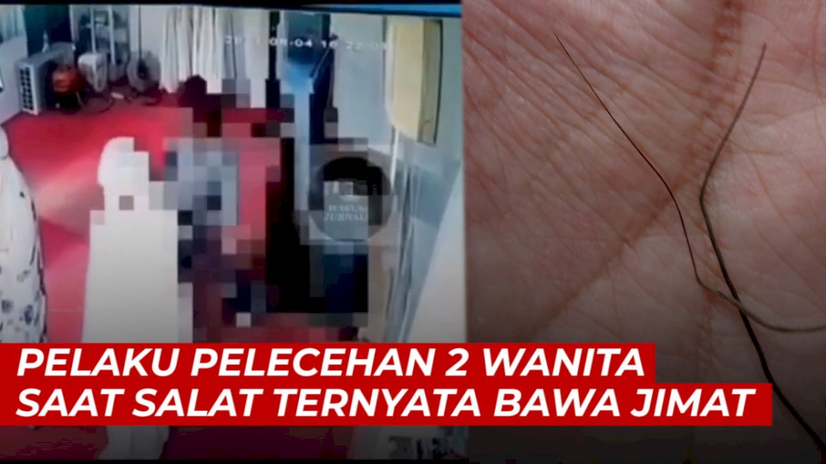 VIDEO: Pelaku Pelecehan di Musala Al-Amin Berhasil Ditangkap, Warga Temukan Jimat Bulu Perindu