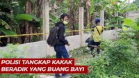 VIDEO: Polisi Tangkap Kakak Beradik yang Buang Bayi Hasil Hubungan Sedarah