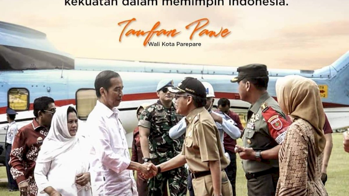 Walikota Parepare Beri Selamat HUT ke Presiden Jokowi