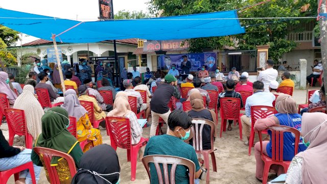 Reses Rudianto Lallo di Pulau Kodingareng, Kecamatan Sangkarrang, Makassar, Jumat (16/7/2021).