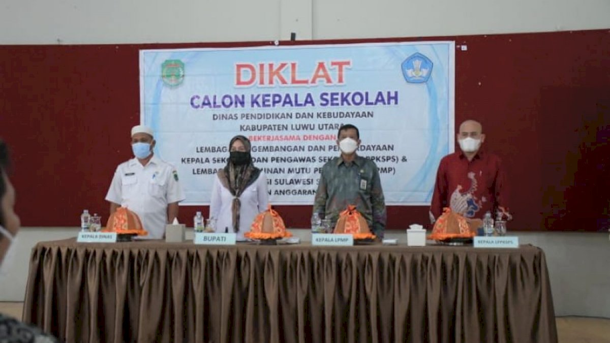 Bupati Luwu Utara Harap Kepala Sekolah Lahirkan Inovasi di Tengah Pandemi