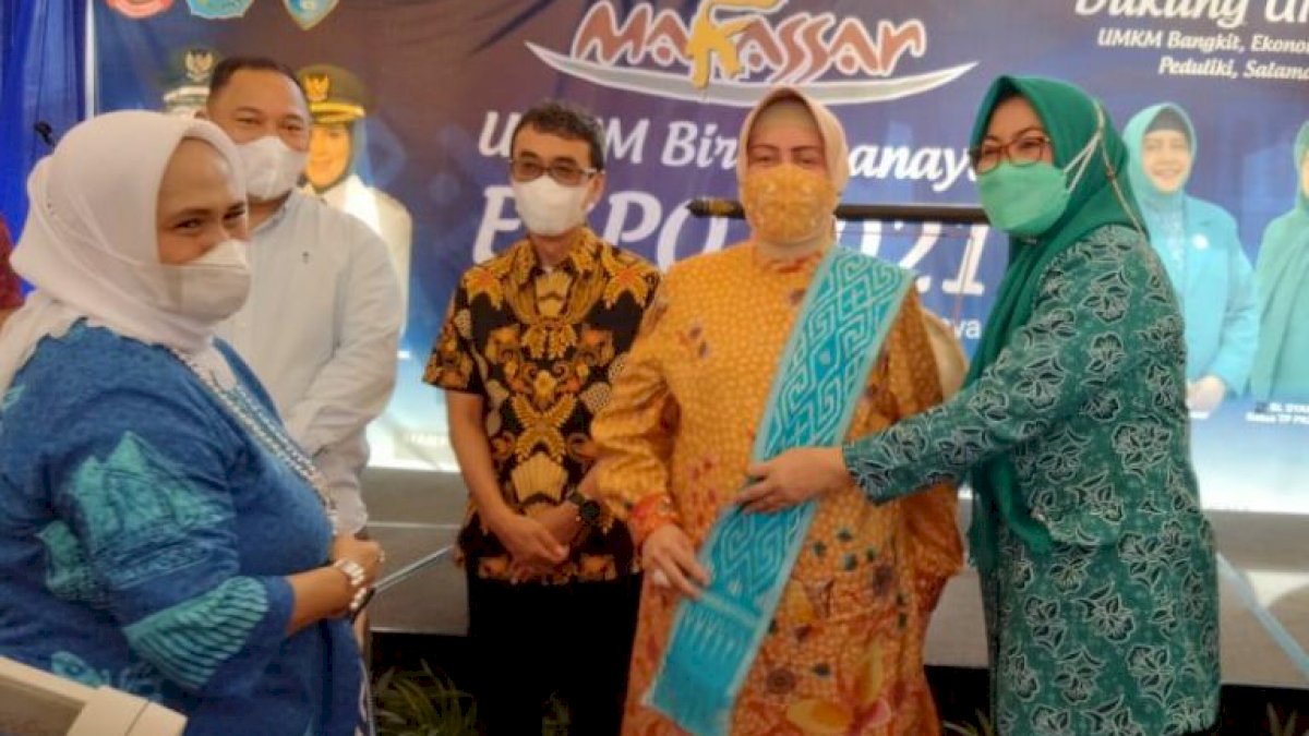 Ketua TP PKK Makassar, Resmi Buka UMKM Biringkanaya Expo 2021