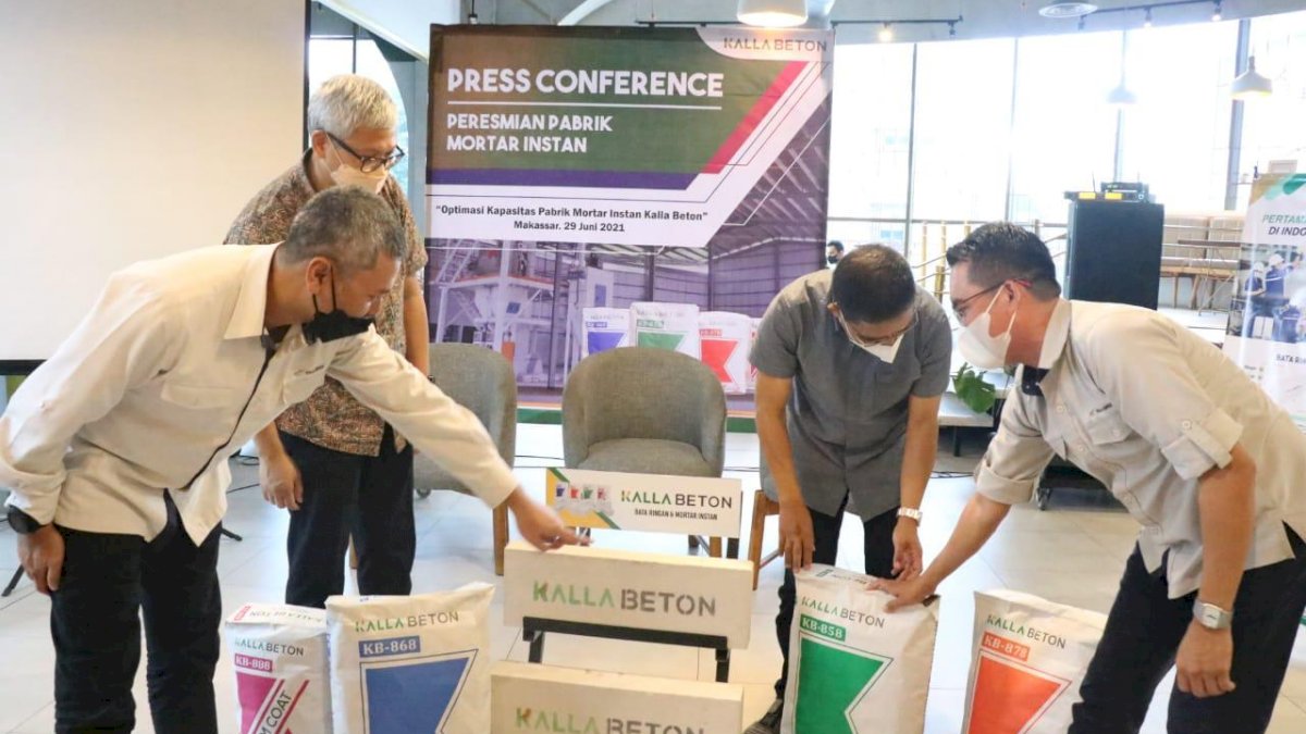 Kalla Beton Produksi Mortar Instan, Pilihan Pengganti Semen Biasa