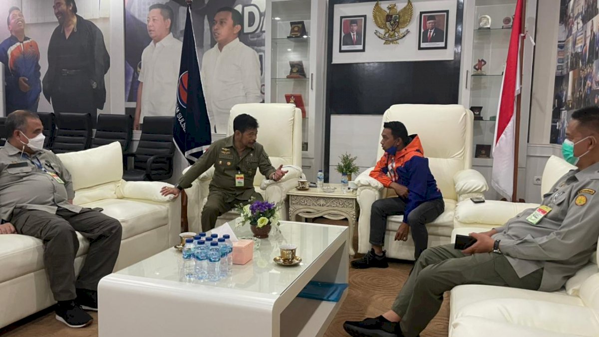 Mentan SYL Bicara Potensi Pertanian Sulsel di Ruang Kerja Syaharuddin Alrif