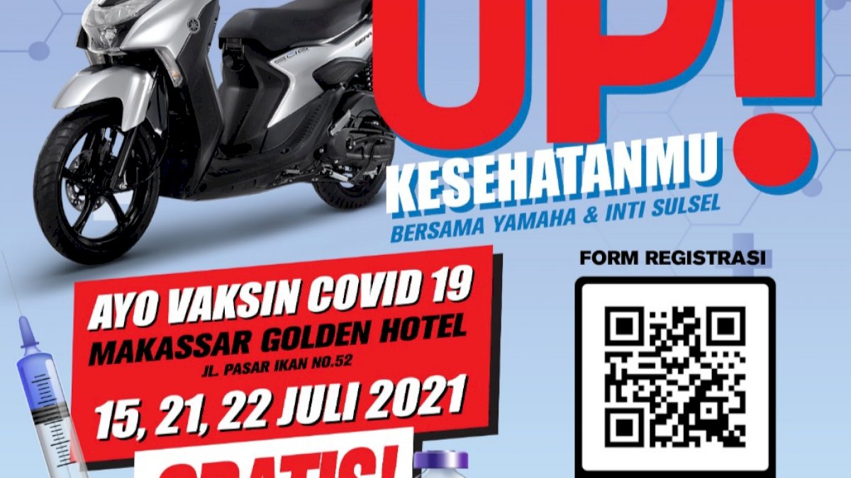 Yamaha Siapkan 3000 Vaksin Gratis Bagi Warga Makassar, Gowa dan Maros