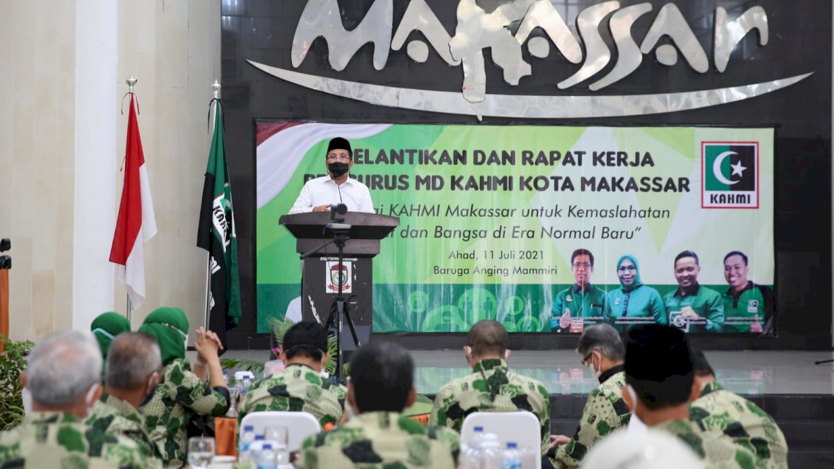 Hadiri Rapat Kerja KAHMI Kota Makassar, Danny Paparkan Isolasi Apung Bagi Pasien Covid 19