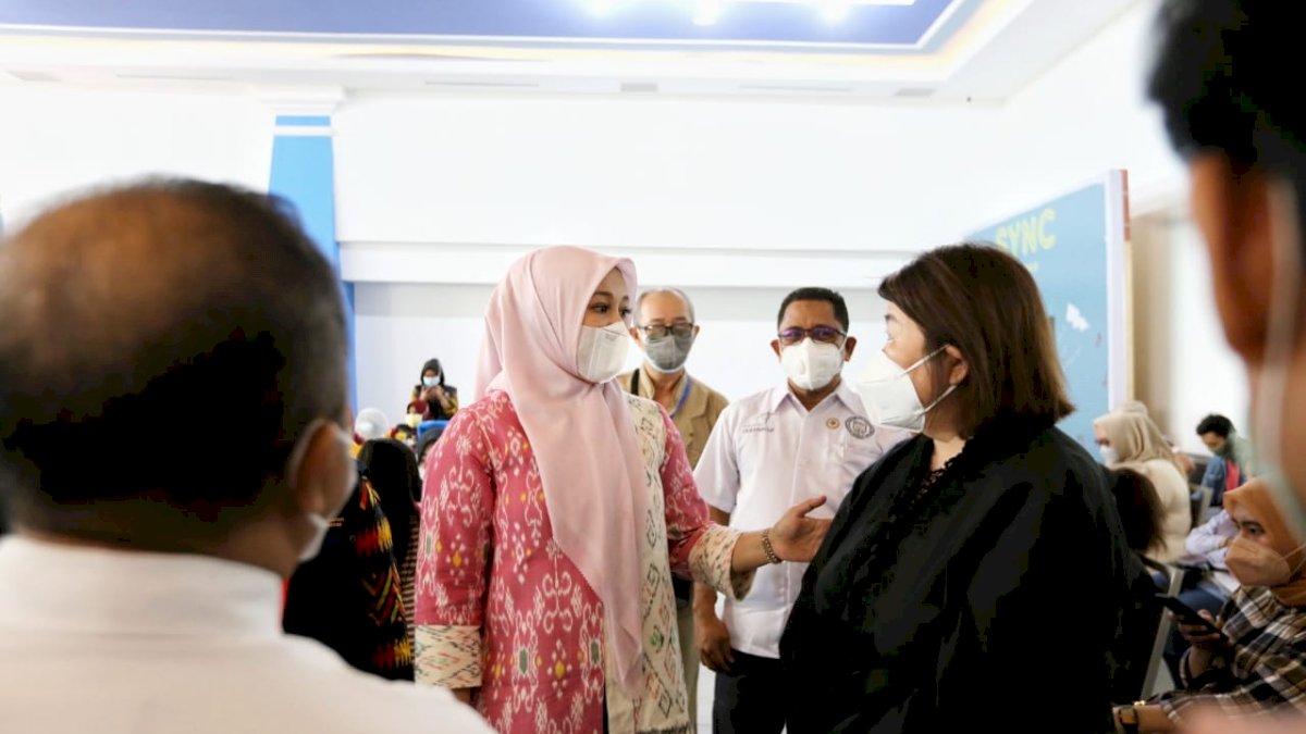 Wawali Fatma Pantau Wisata Vaksin Gratis yang Digelar PHRI Makassar