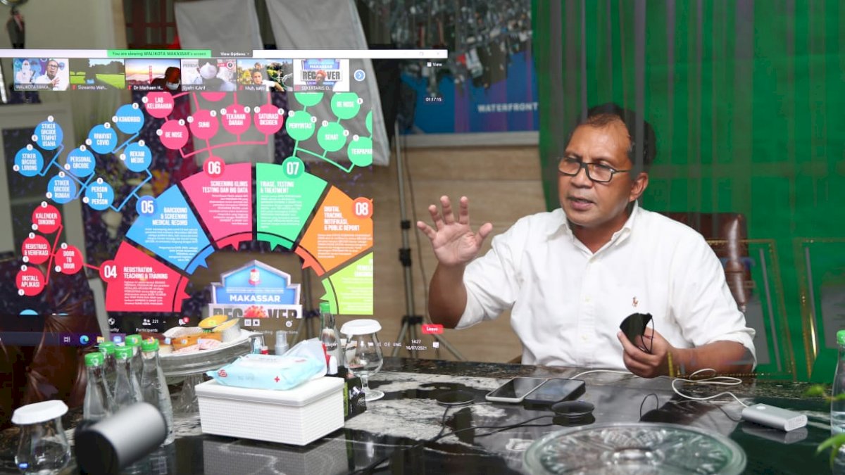 Bersama IDI Makassar, Danny Bahas Program Makassar Recover dan Isolasi Apung