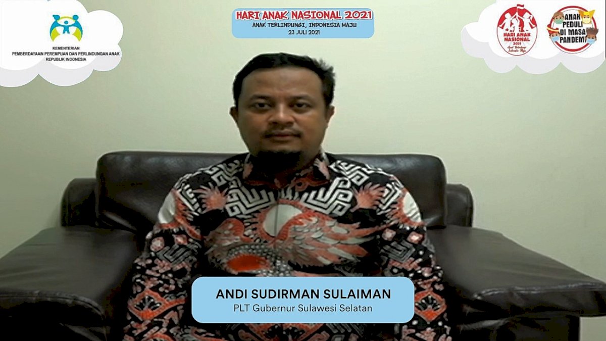 Hadiri HAN 2021 Bersama Jokowi, Ini Pesan Plt Gubernur Sulsel