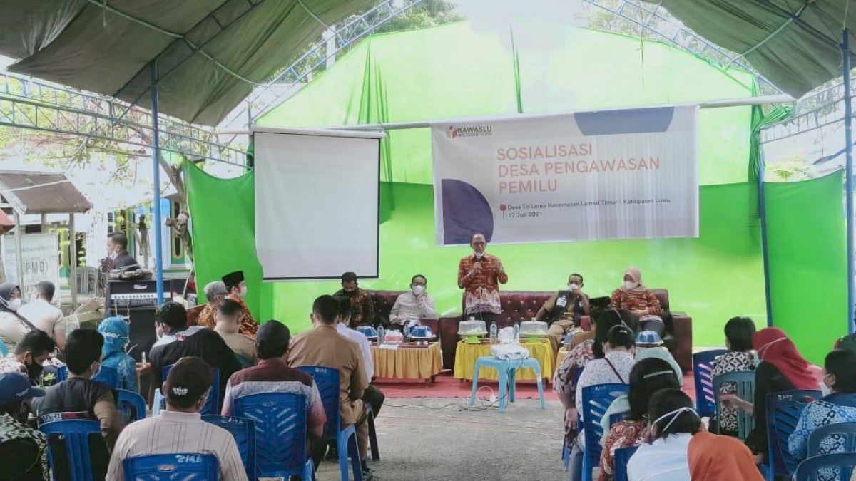 Bawaslu Sulsel Canangkan Desa Sadar Anti Politik Uang di Luwu