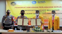 Jaga Stabilitas dan Keamanan Kampus, UNM dan Polda Sulsel Jalin Kerjasama