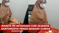 VIDEO: Wanita Ini Ketahuan Curi Jajanan di Minimarket, Kantongnya Penuh Barang Curian