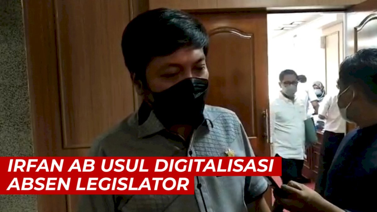 VIDEO: Irfan AB Usul Digitalisasi Absen Legislator