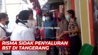 VIDEO: Mensos Risma Sidak Penyaluran BST di Tangerang