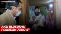 VIDEO: Aksi Blusukan Presiden Jokowi, Bagikan 300 Ribu Paket Obat dan Sembako