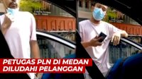 VIDEO: Viral, Petugas PLN Diludahi Pelanggan Saat Menagih Tunggakan